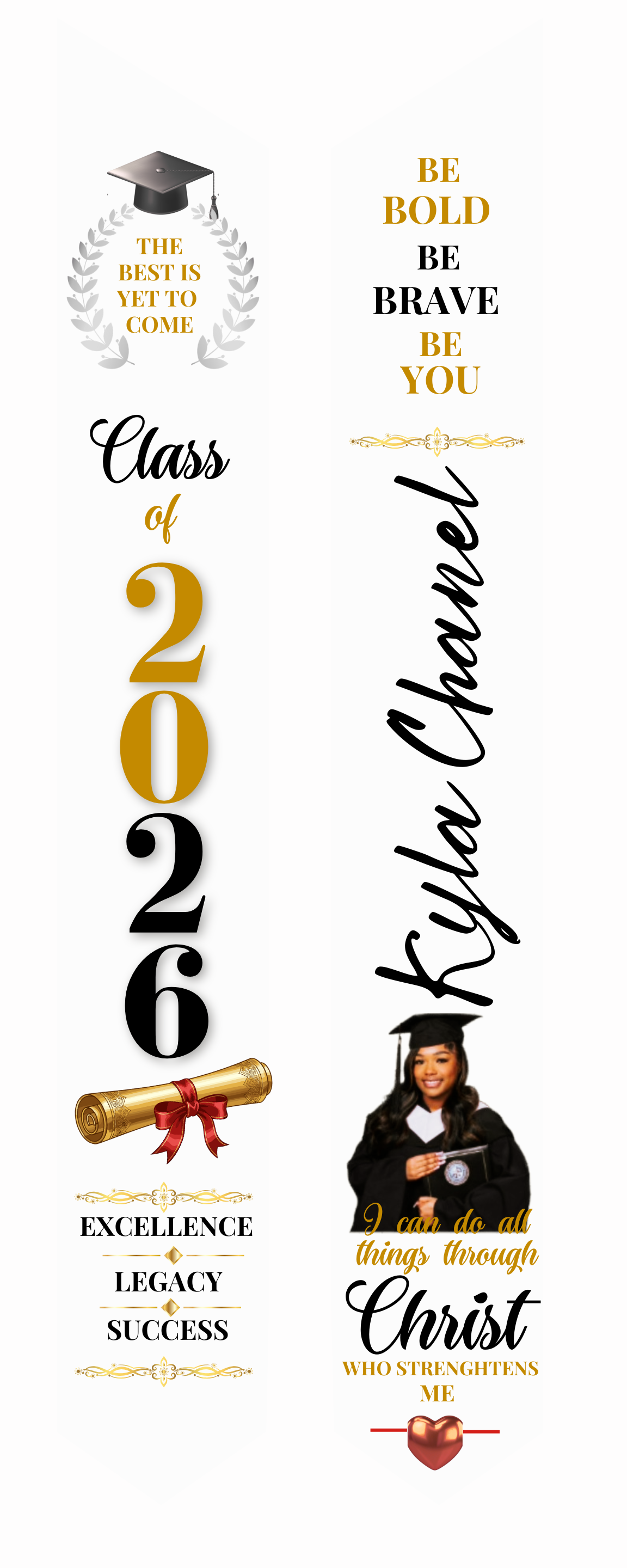 Custom Graduation Sashes