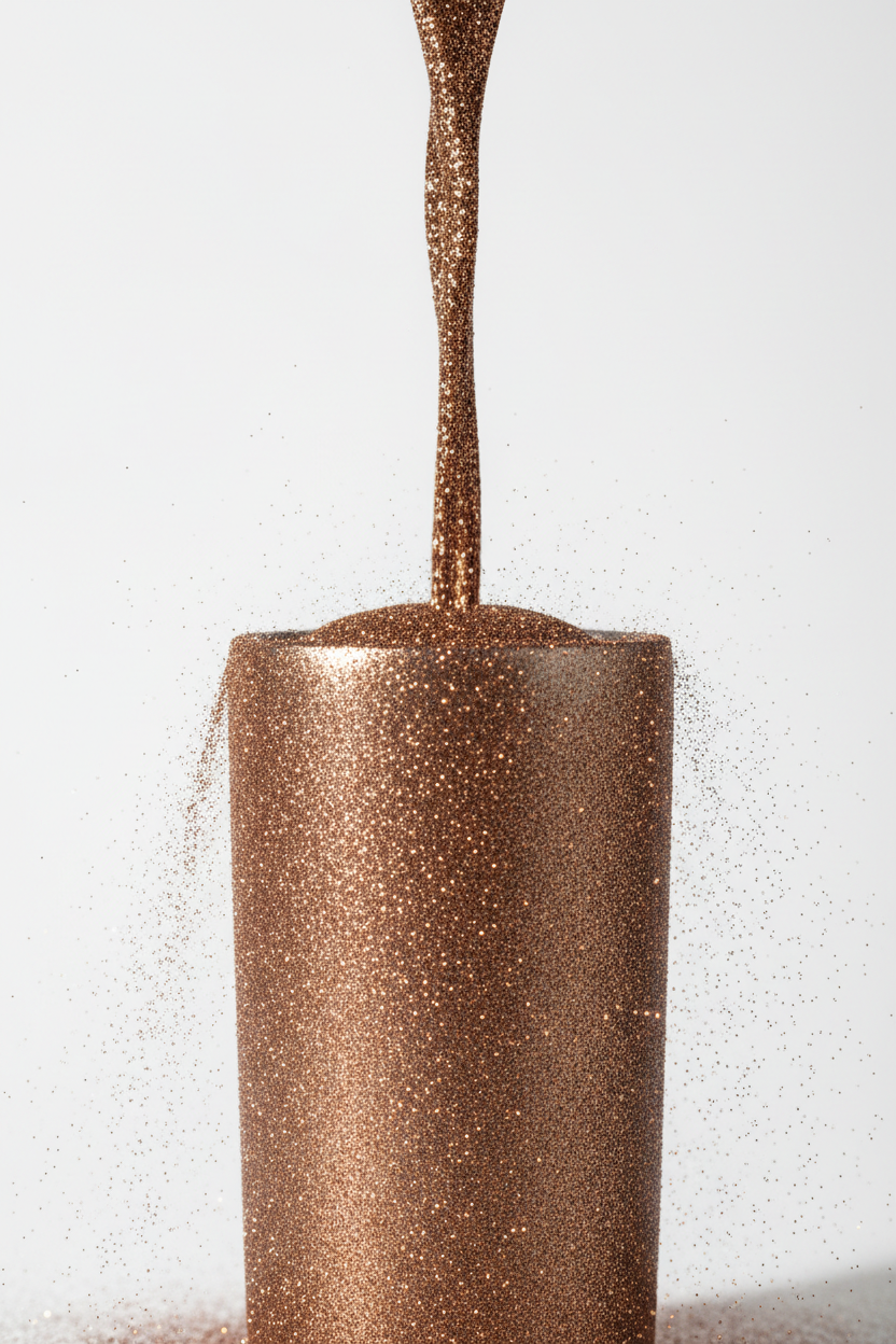 Choco Zan Metallic Ultra Fine Glitter on tumbler