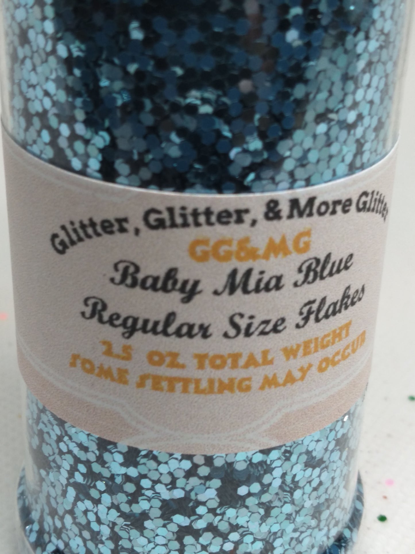 Baby Mya Light Blue Regular Size Glitter (Discontinued)