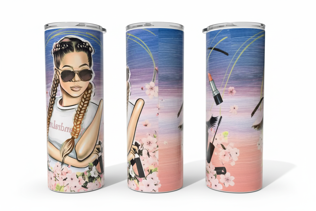 3 Tumblers Side by Side