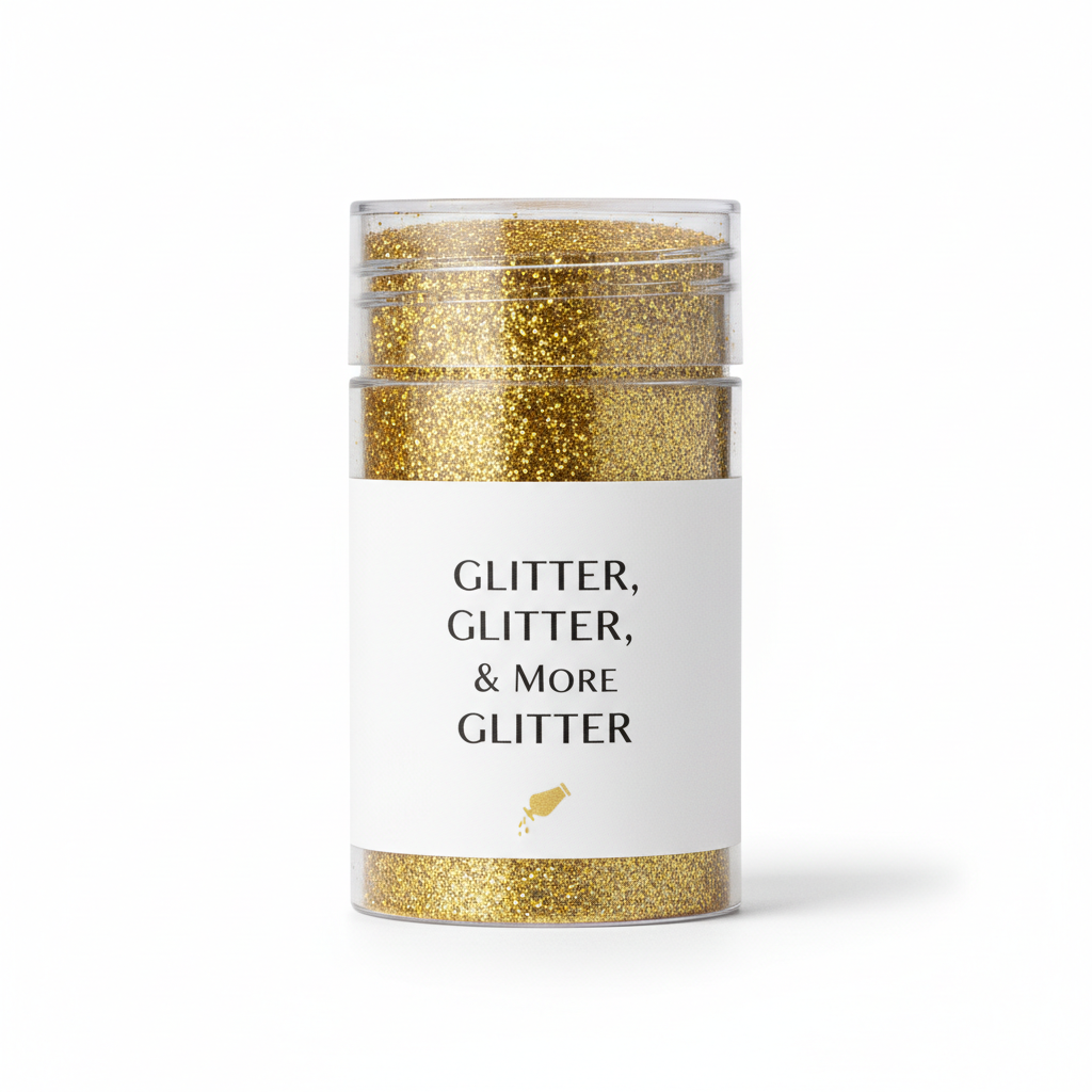 Mr. King Gold Fine Glitter in packaging