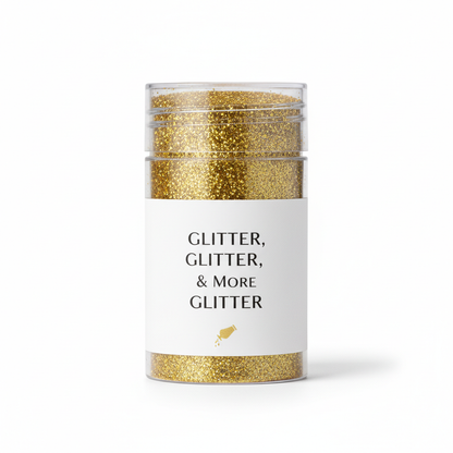 Mr. King Gold Fine Glitter in packaging