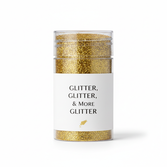 Mr. King Gold Fine Glitter in packaging
