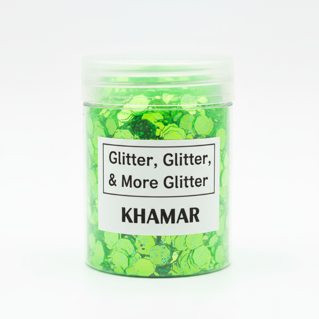 Glitter, Glitter & More Glitter - Khamar glitter close-up