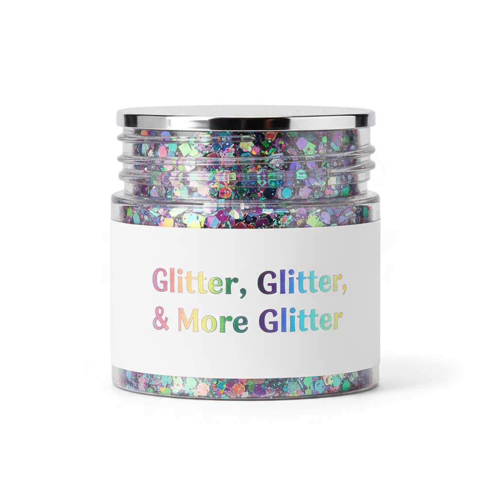 Ace Iridescent Glitter in packaging