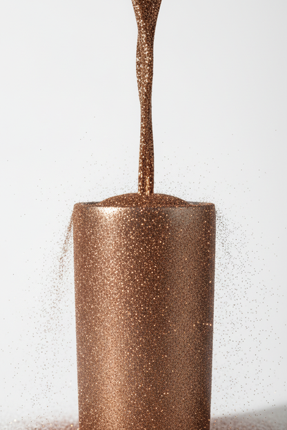 Choco Zan Metallic Ultra Fine Glitter on tumbler