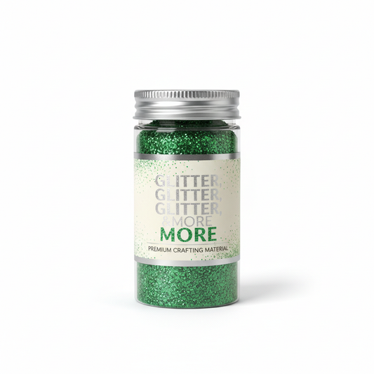 Baby Mya Green Glitter in packaging