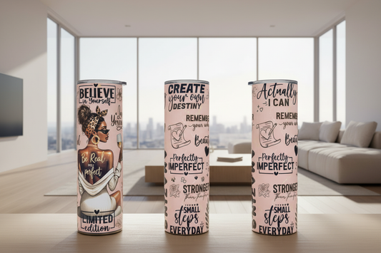 Three Tumblers Close-Up Scandinavian Style