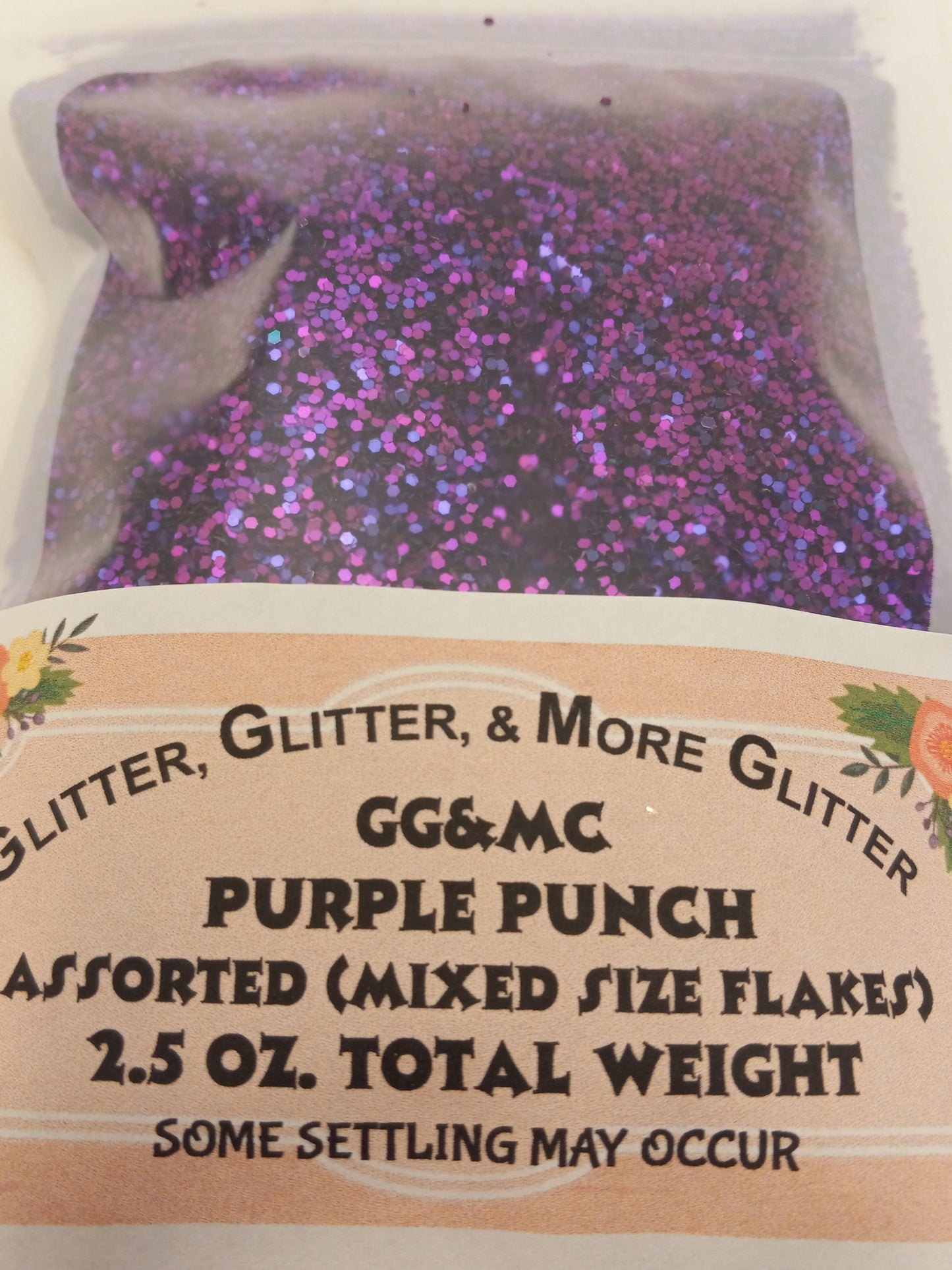 Purple Punch Mixed Size Glitter