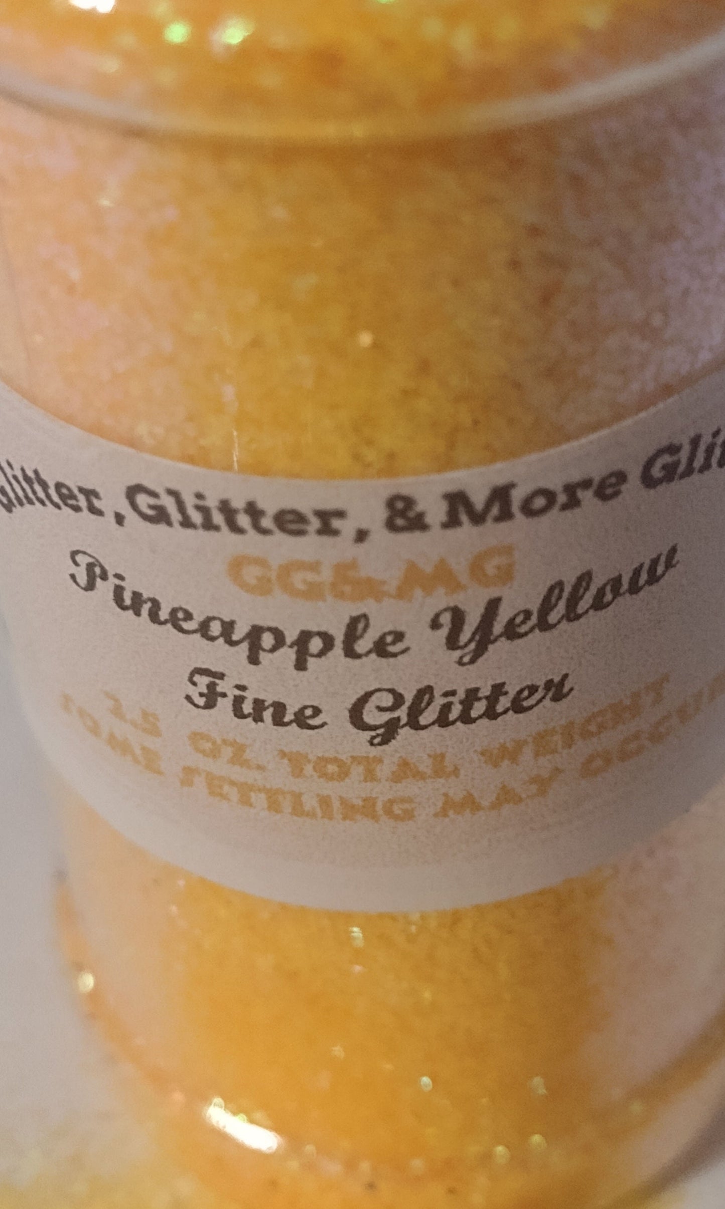 Pineapple Yellow Iridescent Fine Glitter