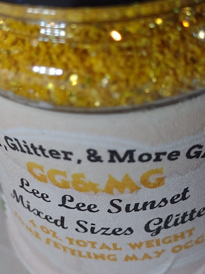Lee Lee Sunset Mixed Size Glitter